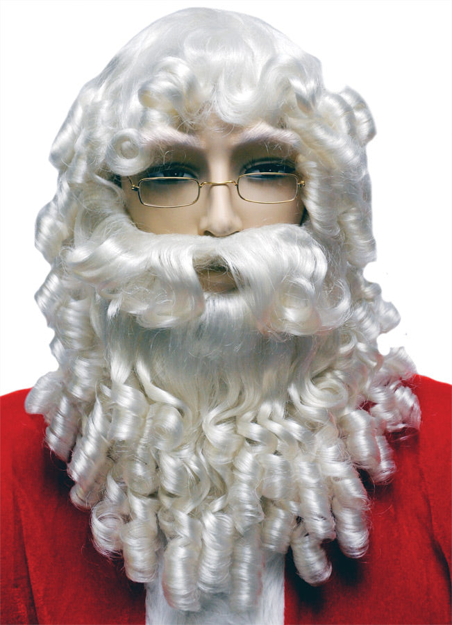 Santa Set Curly White