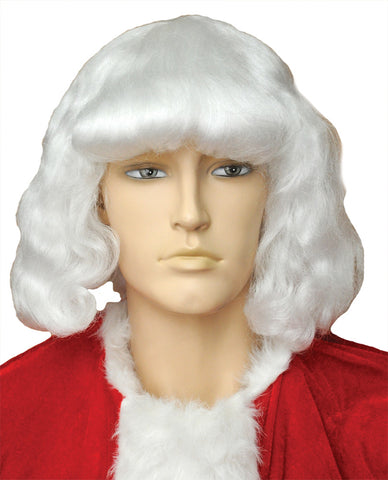 Santa Wig Yak 004y White