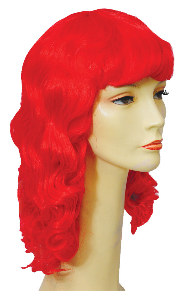 Mermaid Wig Popular Red