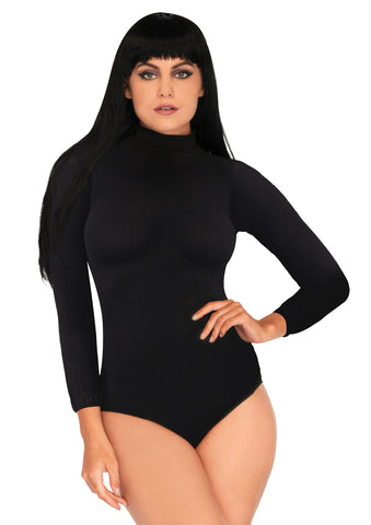 High Neck Bodysuit W Snap Crot