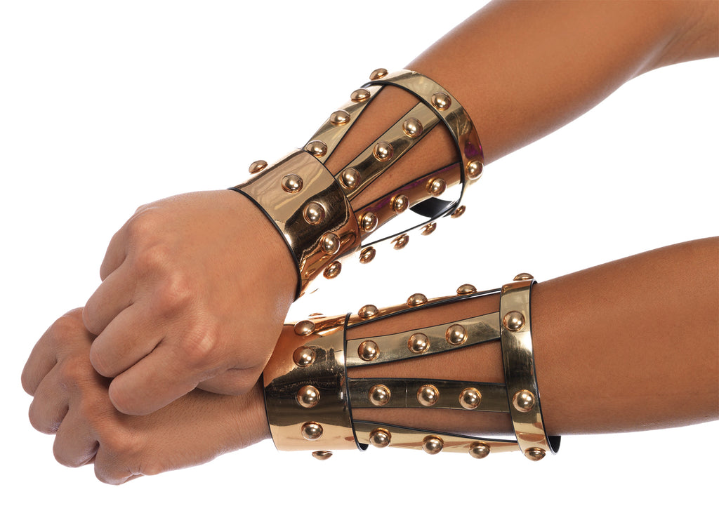 Warrior Arm Cuffs Chrome Vinyl