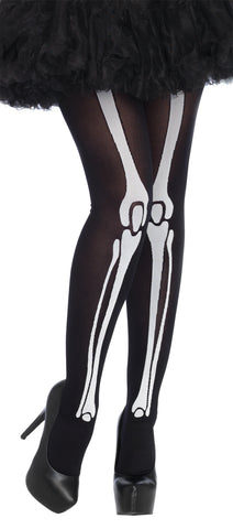 Skeleton Print Bone Tights Adu