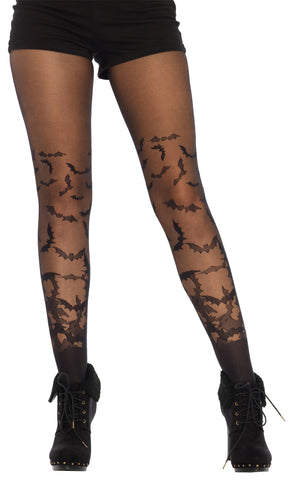 Bat Wing Sheer Tights Adult