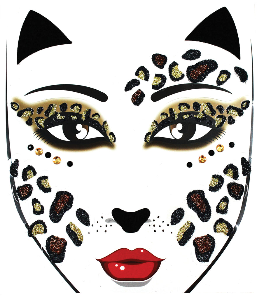 Face Decal Leopard