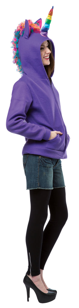 Hoodie Unicorn Purple Teen