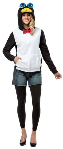 Hoodie Penguin Adult Xlarge