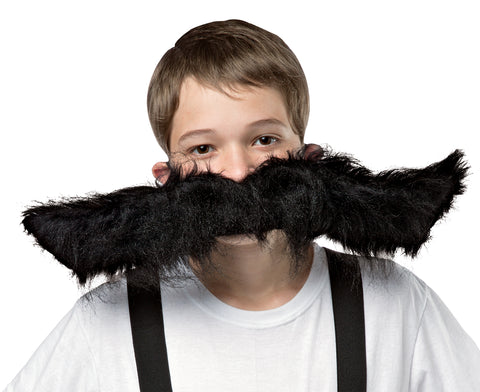 Super Stache Black 20 In