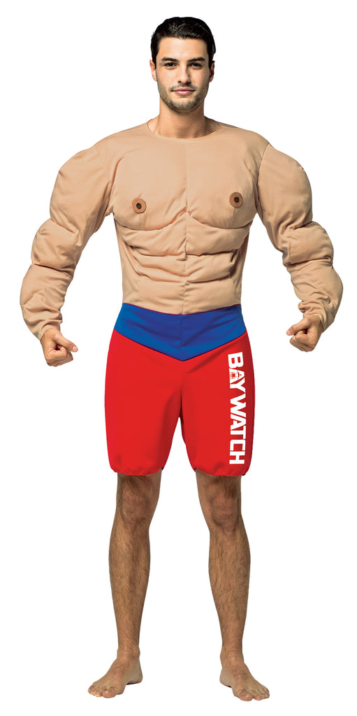 Baywatch Muscles Lifeguard