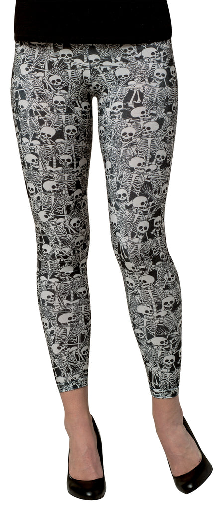 Leggings Skeletons Md Adult