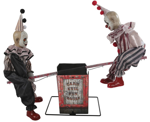 See Saw Clowns Animated Prop