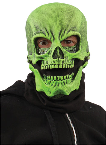 Uv Green Sock Skull Mask