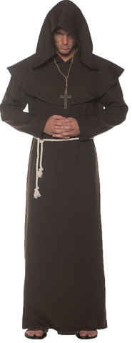 Monk Robe Adult Brown Std