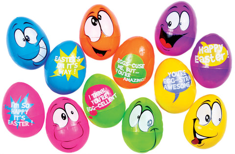 Easter Comic Eggs Pk Of 6