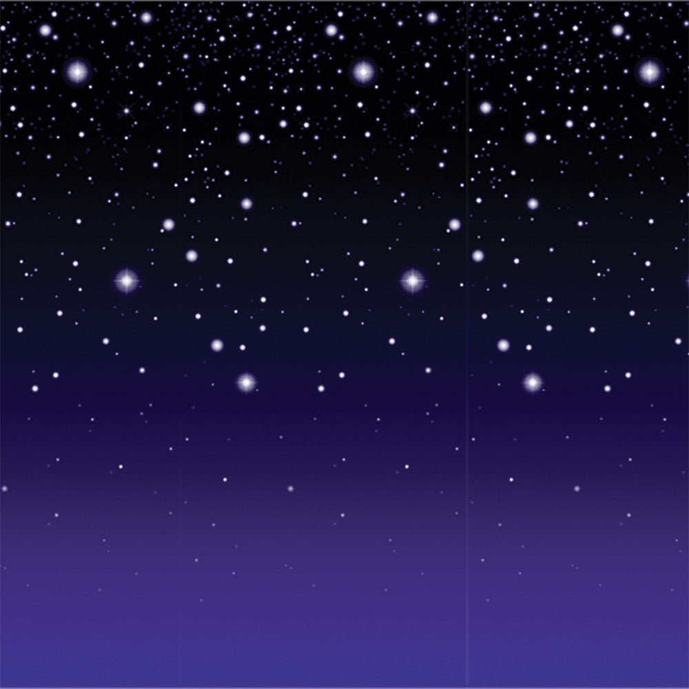 Starry Night Backdrop 4x30 Ft