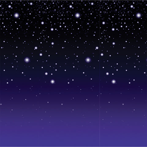 Starry Night Backdrop 4x30 Ft