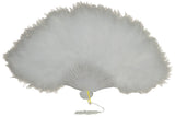 Fan Marabou Feather White